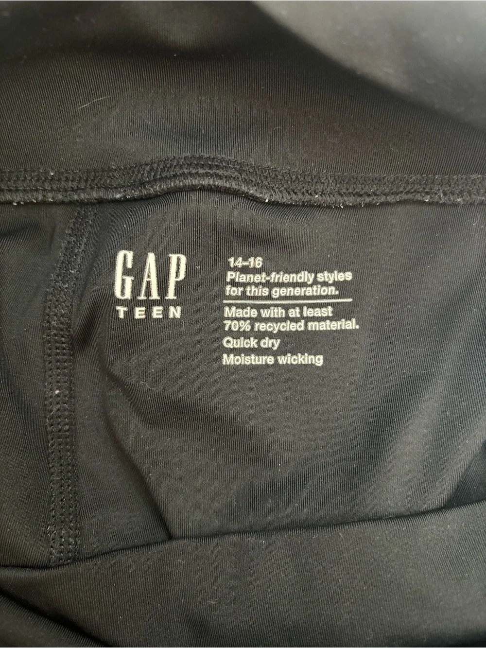 GAP Teen Black Flare Leggings